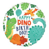 17 Inch Happy Birthday Dino Foil Balloon 67